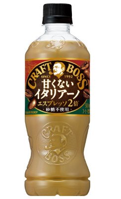 サントリーコーヒー　クラフトボス　甘くないイタリアーノ　ダブルエスプレッソ　５００ｍｌペット