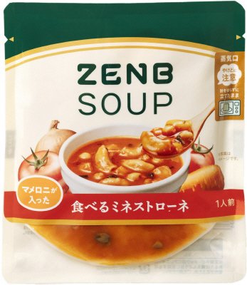 ＺＥＮＢ　ＳＯＵＰ　マメロニが入った　食べるミネストローネ
