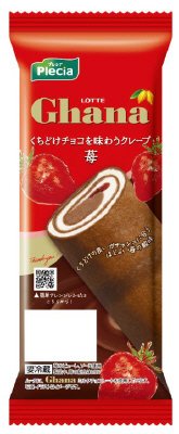 くちどけチョコを味わうクレープ苺