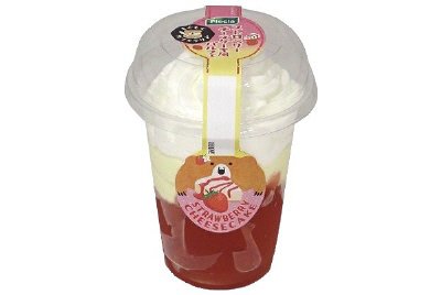 ストロベリーチーズケーキ風パルフェ