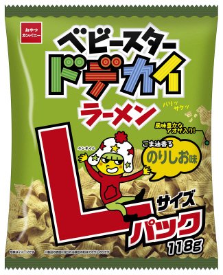 ベビースタードデカイラーメンＬパックごま油香るのりしお味
