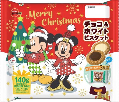 ディズニー／チョコ＆ホワイトビスケット