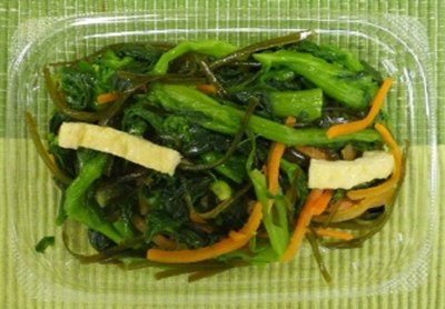 ごま油香る菜の花のおひたし