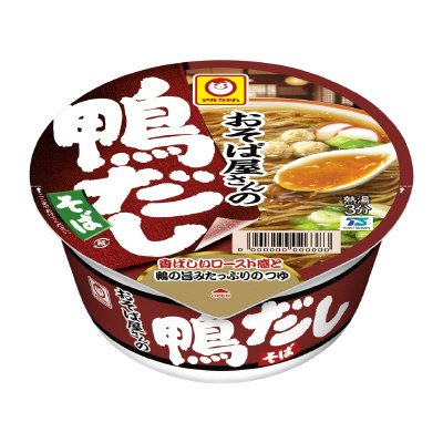 おそば屋さんの鴨だしそば