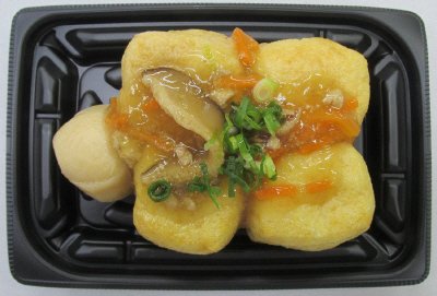 栃尾揚げの鶏生姜あん
