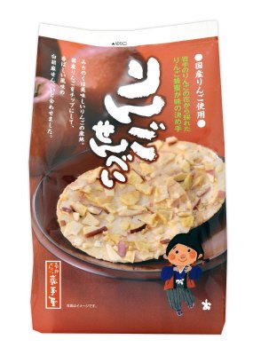 りんごせんべい６枚