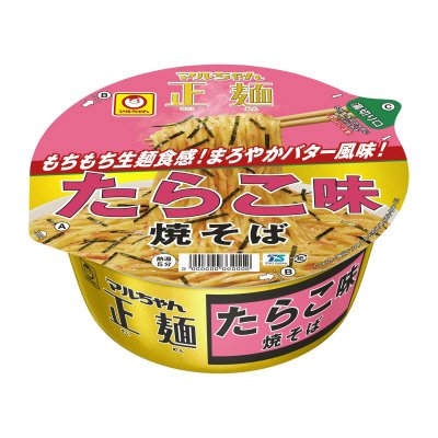 マルちゃん正麺　カップ　たらこ味焼そば