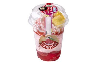 ほおばるクリームパルフェ　苺