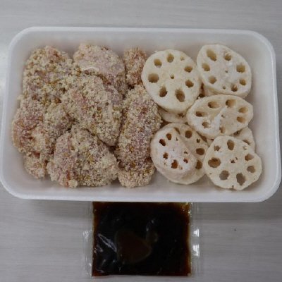 金ごま香る鶏モモ肉とれんこんのカリカリ甘辛炒め