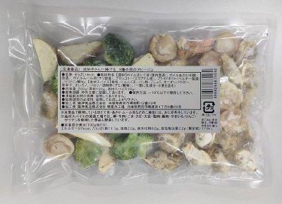 貝好きさんに捧げる　３種の貝のアヒージョ