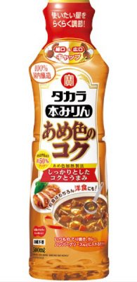 タカラ「あめ色のコク」本みりん５００ＭＬらくらく調節ボトル