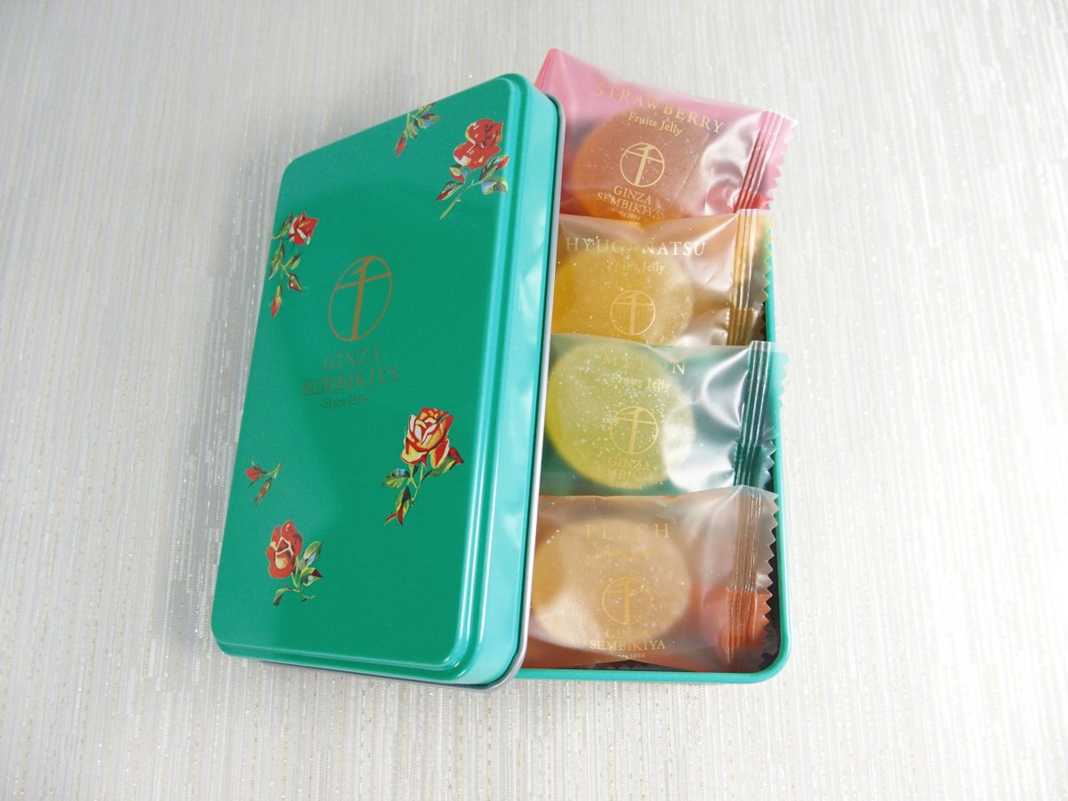 缶入り銀座ひとくちフルーツゼリー