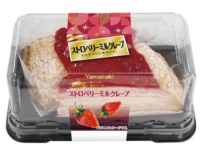 ストロベリーミルクレープ