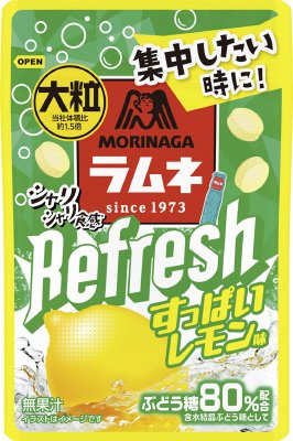 大粒ラムネＲｅｆｒｅｓｈ＜すっぱいレモン＞