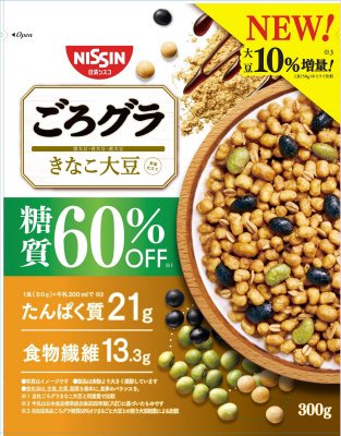 ごろグラ　糖質６０％オフ　きなこ大豆