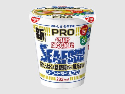 カップヌードルＰＲＯ　高たんぱく＆低糖質さらに塩分控えめ　シーフードヌードル
