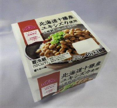 TV北海道十勝産ﾕｷシズカ使用小粒納豆