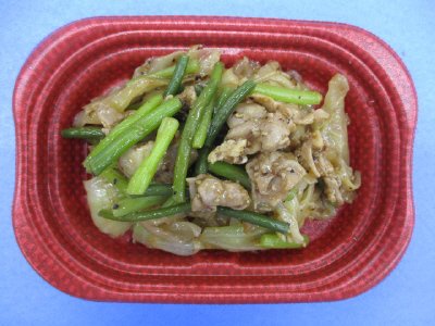 鶏ハラミとニンニクの芽のスパイシー炒め