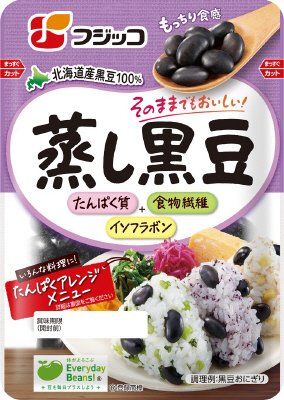 蒸し黒豆