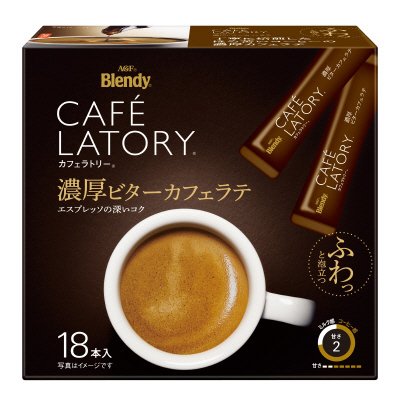 「ブレンディカフェラトリー」スティック　濃厚ビターカフェラテ１８本