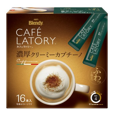 「ブレンディカフェラトリー」スティック　濃厚クリーミーカプチーノ１６本