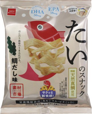 素材市場たいのスナック鯛だし味