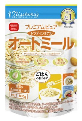 日食 プレミアム ピュア トラディショナル オートミール　８００ｇ