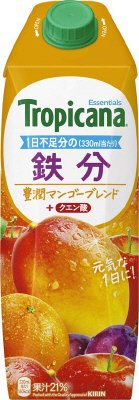 トロピカーナ　エッセンシャルズ　鉄分