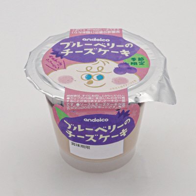 ブルーベリーのチーズケーキ