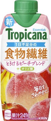 トロピカーナ　エッセンシャルズ　食物繊維