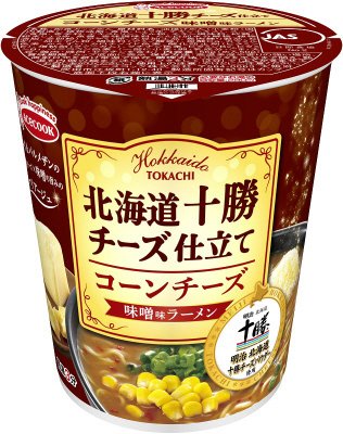 北海道十勝チーズ仕立て　コーンチーズ味噌味ラーメン