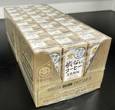 国産大豆使用豆乳飲料甘くないコーヒー