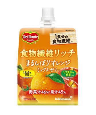 食物繊維リッチ まるしぼりオレンジミックスゼリー