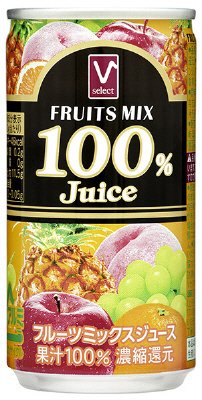 １００％果汁フルーツミックスジュース１９０ｇ缶