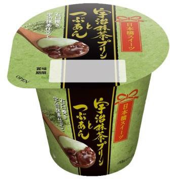 日本橋スイーツ　宇治抹茶プリンとつぶあん