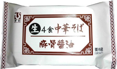 生４食中華そば（豚骨醤油）