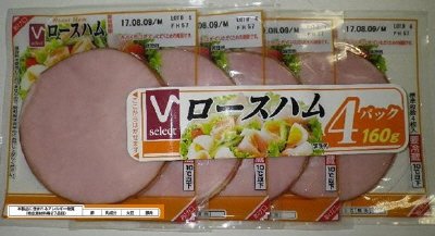 Ｖセレクト　ロースハム４連