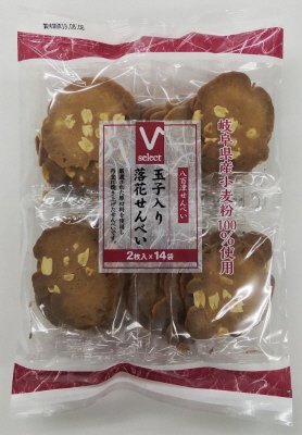 Ｖセレクト　玉子入り落花せんべい