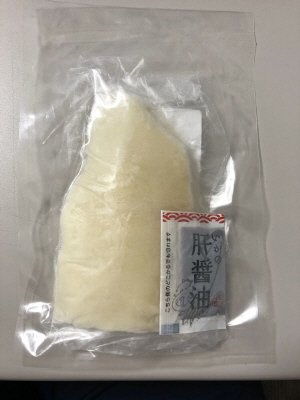 やわらかいかそうめん肝醤油付