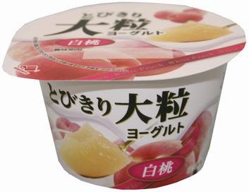 とびきり大粒ヨーグルト　白桃