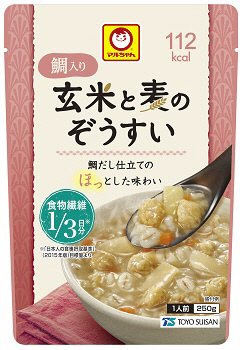 玄米と麦のぞうすい　鯛入り