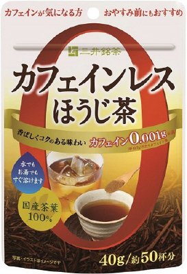 カフェインレス緑茶　ほうじ茶　４０ｇ