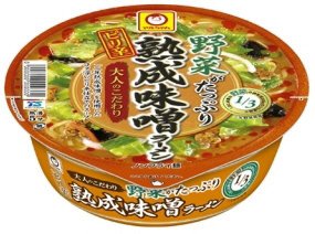 大人のこだわり　野菜がたっぷり熟成味噌ラーメン　ピリ辛