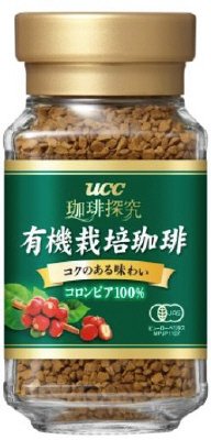 UCC 珈琲探究 有機栽培珈琲 瓶45g