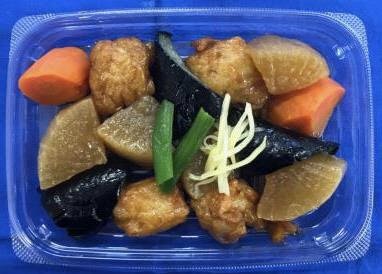 国産なすとさつま揚げの煮物