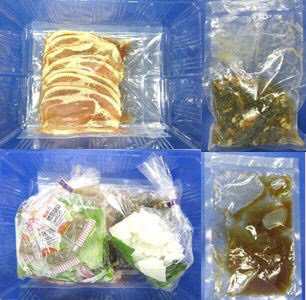 豚ロースの冷しゃぶ　ごまドレとポン酢入り　３人前