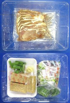 豚ロースの冷しゃぶ　ごまドレとポン酢入り　３人前