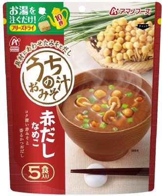 うちのおみそ汁　赤だしなめこ５食