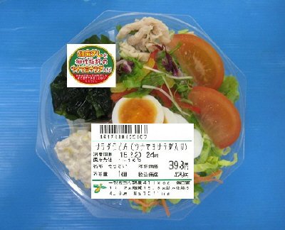 サラダうどん（ツナマヨサラダ入り）