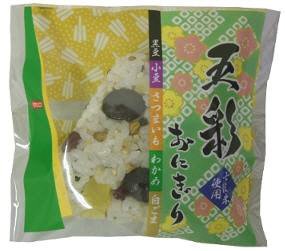 五彩おにぎり（豆とさつまいも）